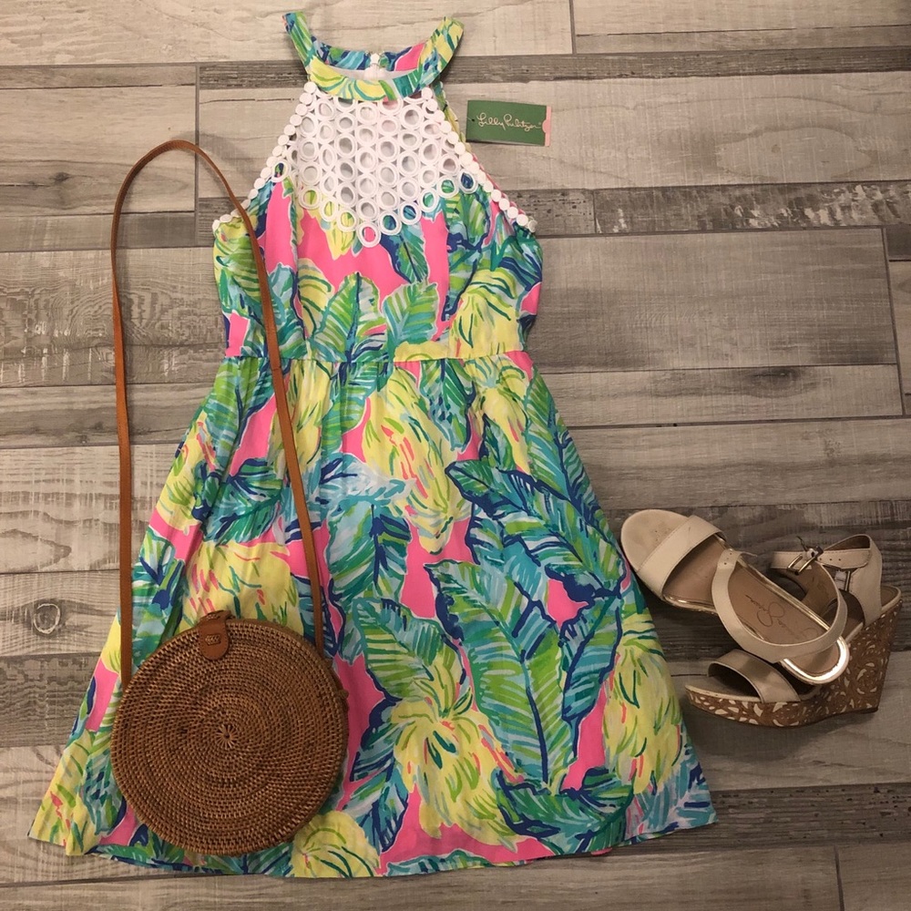 Lily Pulitzer halter a-line dress